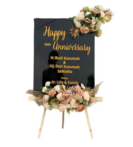 Papan Bunga Akrilik Cinambo