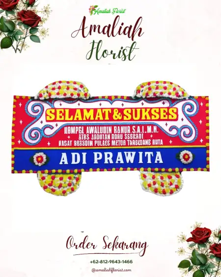 Papan Bunga Ucapan Selamat Cinambo